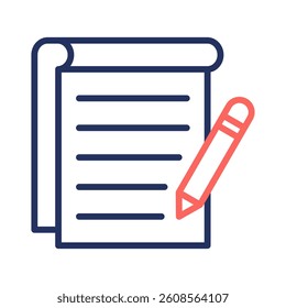 Writing Icon Element for Design
