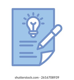 Writing Icon Element For Design