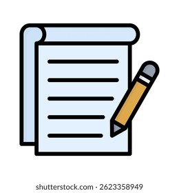 Writing Icon Element for Design