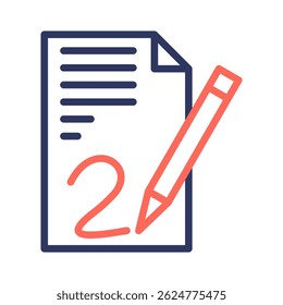 Writing Icon Element For Design