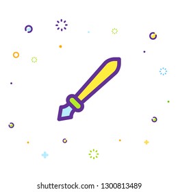 Writing icon illustration