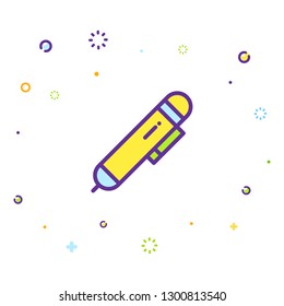 Writing icon illustration