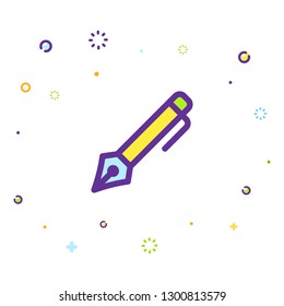 Writing icon illustration