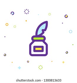 Writing icon illustration