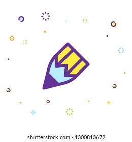Writing icon illustration