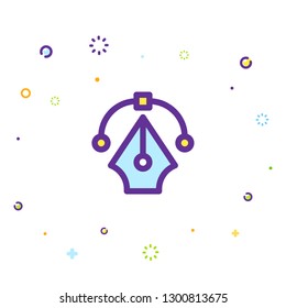 Writing icon illustration