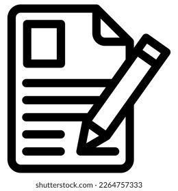 writing icon or logo isolated sign symbol vector illustration - high quality black style vector icons
