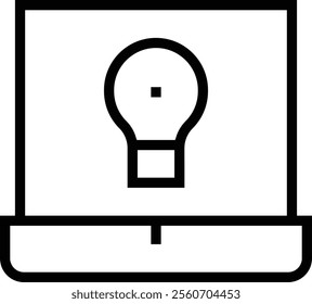 writing icon. Thin linear style design isolated on white background