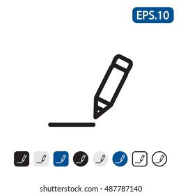 Writing icon. Vector illustration.