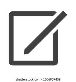 Writing icon vector illustration on white background 