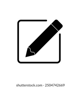 writing icon vector. letter symbol. contract sign