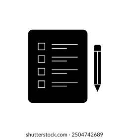 writing icon vector. letter symbol. contract sign