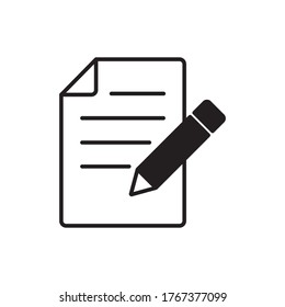 Schreibsymbol, Vektorgrafik. Pen-Zeichen