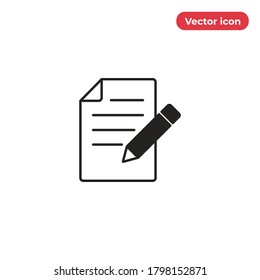 Schreibsymbol, Vektorgrafik. Pen-Zeichen