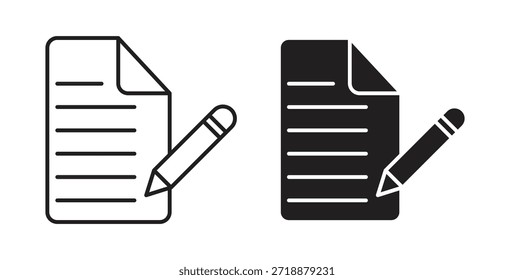 Schriftsymbole einzeln auf weißem Hintergrund, flache Vektorgrafik.
