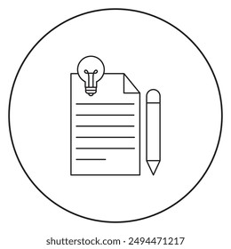 Writing Ideas icon, Creative Writing Ideas to Spark Your Imagination, Unique Writing Prompts to Inspire Your Next Story, Innovative Writing Ideas to Overcome Writer's Block icon