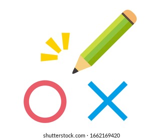 Writing implement vector illustration, pencil icon
