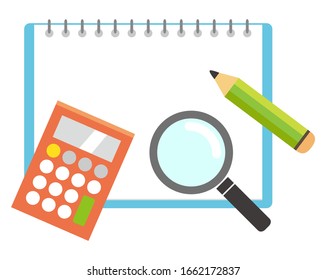 Escribir ilustración vectorial, icono de lápiz