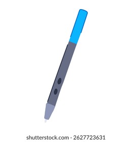 writing interactive whiteboard pen cartoon. display tool, device screen, software connectivity writing interactive whiteboard pen sign. isolated symbol vector illustration