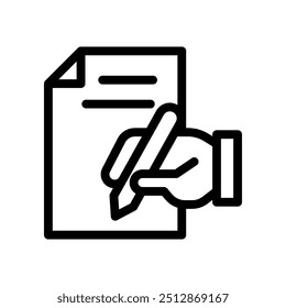 Schreibzeilensymbol, Vektorgrafik. Einfache Elementgrafik, Vektorgrafik, geeignet für App, Websites und Präsentationen einzeln auf weißem Hintergrund