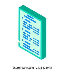 writing manuals technical writer isometric icon vector. writing manuals technical writer sign. isolated symbol illustration