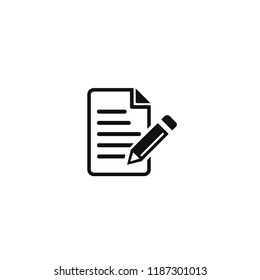 writing memo simple icon