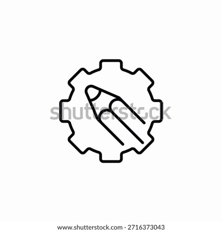 writing modification icon sign vector