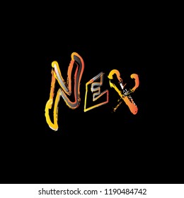 writing nex. Motivation ,Background , Vector ,simple design,wallpaper
