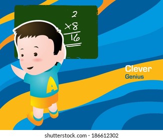 writing on blackboard