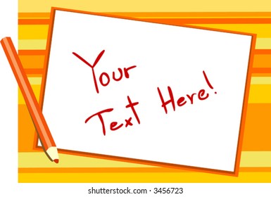 Writing Pad background (Vector) See my portfolio for more great vectors!