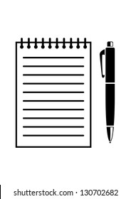 Writing pad and pen