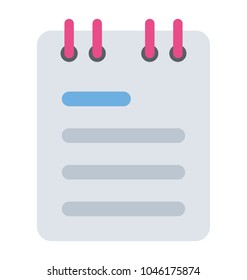A writing pad stationery equipment
