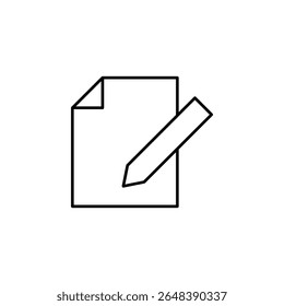 papel de escrita, copywriting, artigo escrevendo, caneta, ícone de documento
