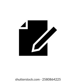 writing paper icon vector design template