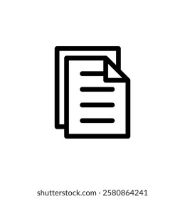 writing paper icon vector design template