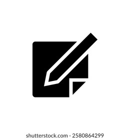 writing paper icon vector design template