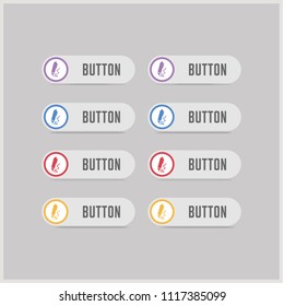 Writing pen icon - Free vector icon
