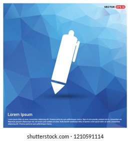 Writing pen icon - Free vector icon