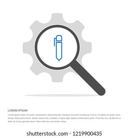 Writing pen icon - Free vector icon