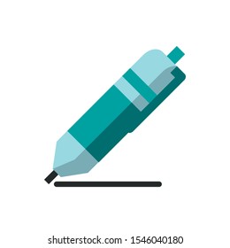 writing pen school and education icon vector illustration