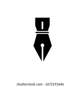 Writing pen tool icon design vector