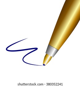 Writing pen Vector Illustration