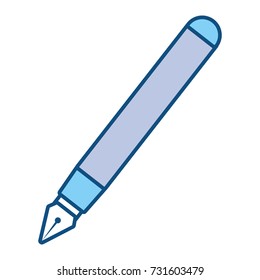 writing pen vector illustration