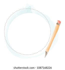 Writing Pencil Border