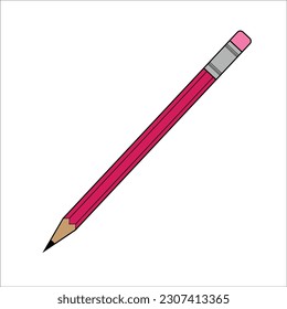 A writing Pencil with sharp edge