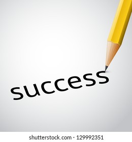 writing pencil success