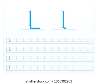 letter l worksheet stock illustrations images vectors shutterstock