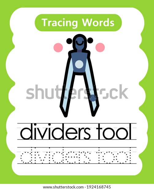 Writing\
practice words alphabet tracing d - dividers\
tool