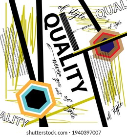 writing quality pattern and background texture abstract design