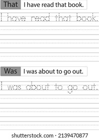 Writing The Simple Sentence Activity For Pre Schoolers And Kindergarten Student